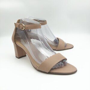 NATURALIZER Vera Block Heel Sandals Blush Pink Womens 8